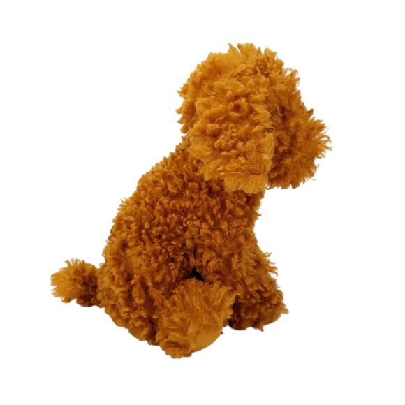 Jellycat Cooper Doodle Dog Plush Stuffed Animal Toy Sitting Toffee Curly - Picture 4 of 13